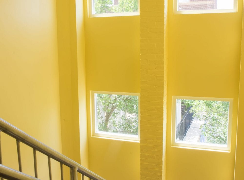 St Mary Center for Women and Children yellow interior