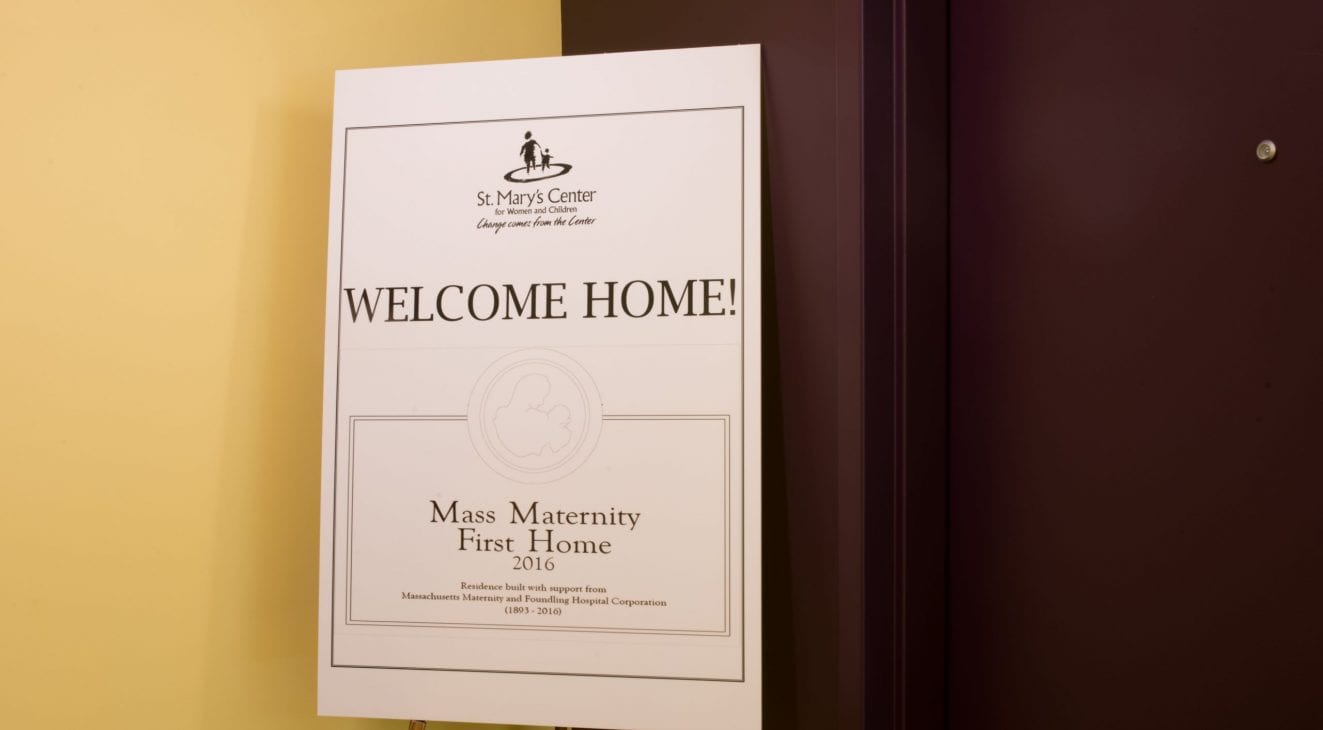 St Mary Center for Women and Children sign