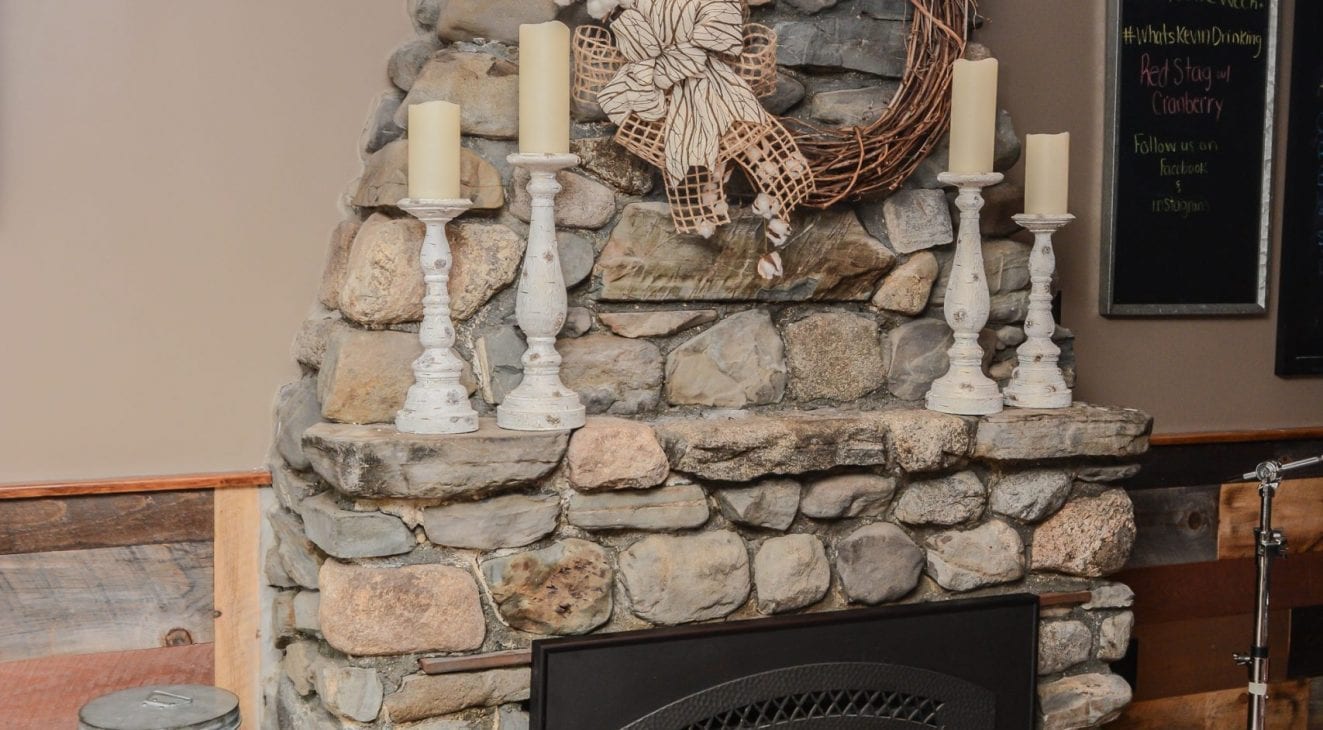 Fireside Restaurant fireplace