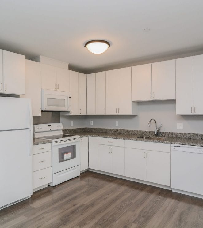 Residences at Fairmount Station kitchen
