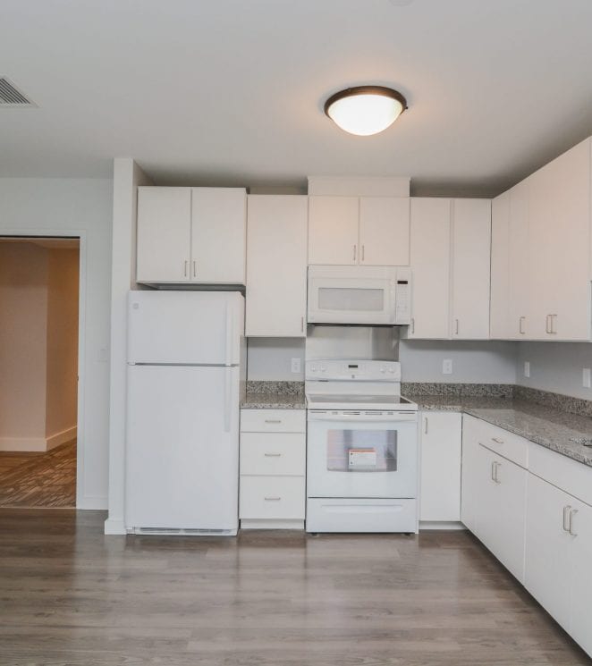 Residences at Fairmount Station kitchen