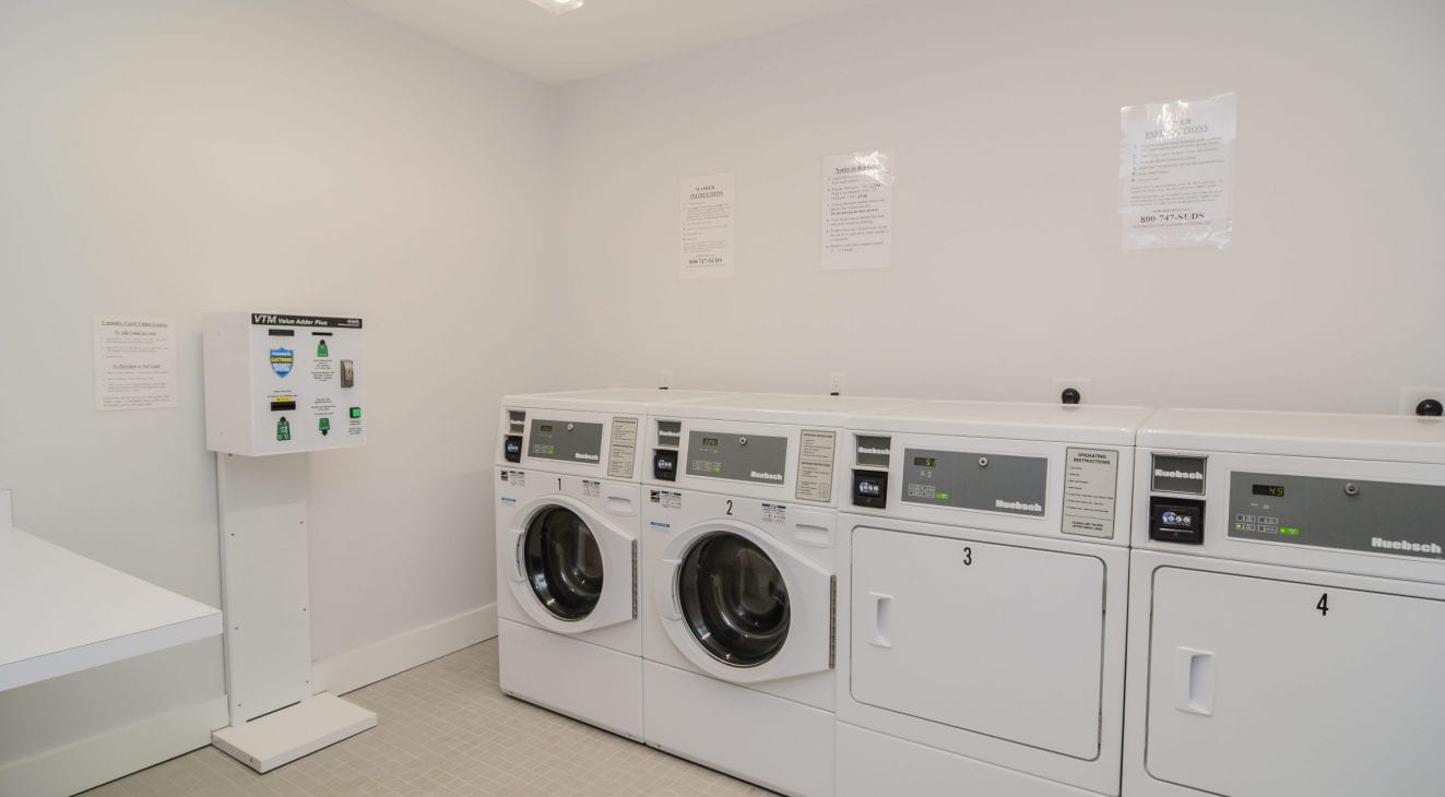 Residences at Fairmount Station laundry