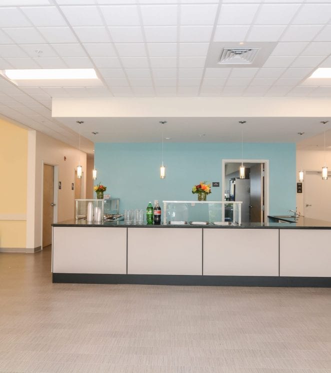 Salem Community Life Center front lobby