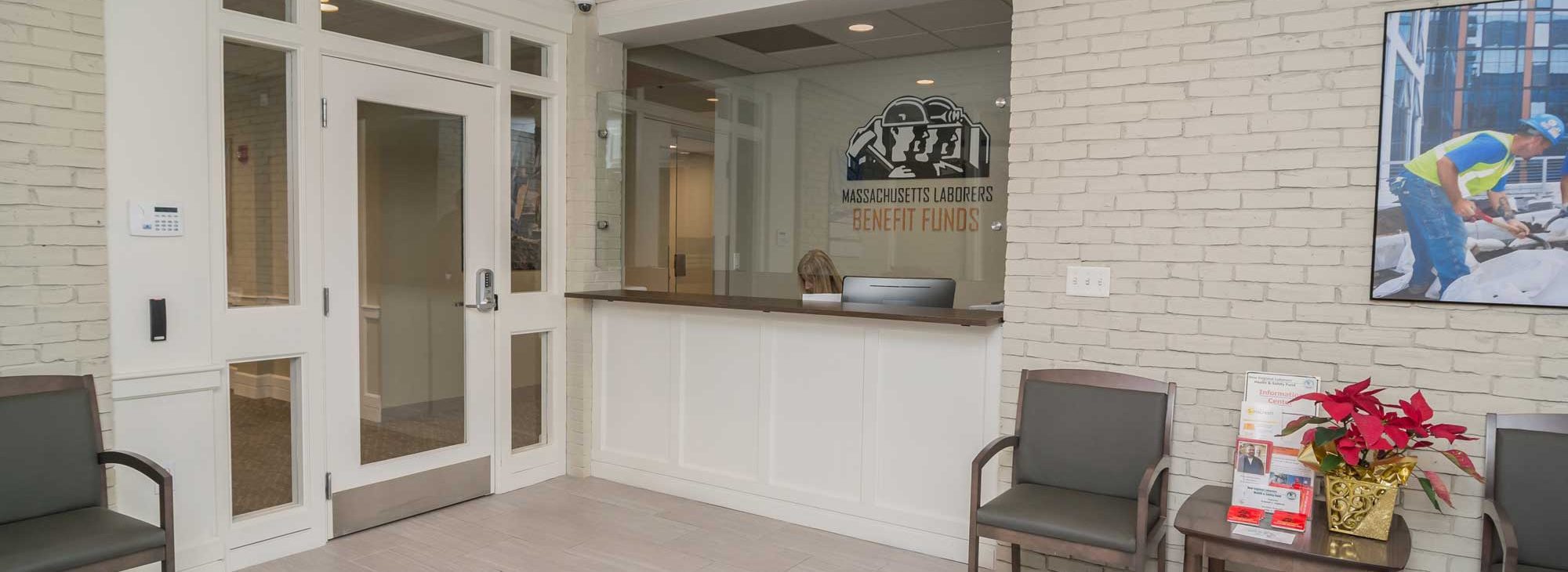 Burlington office lobby