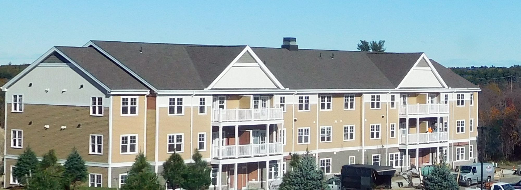 Full exterior of Wallace Farm building