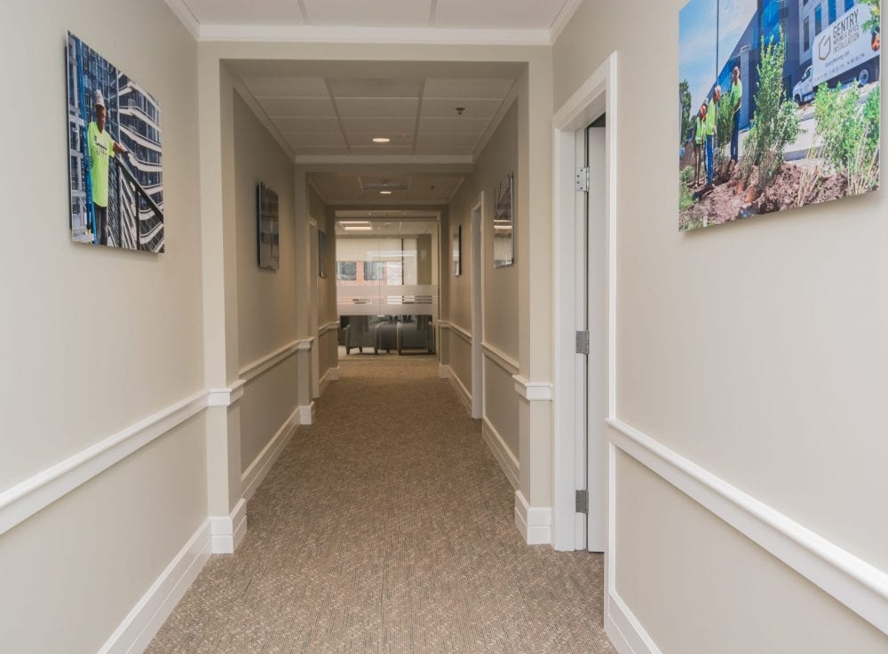 Mass Laborer Benefits Fund hallway burlington