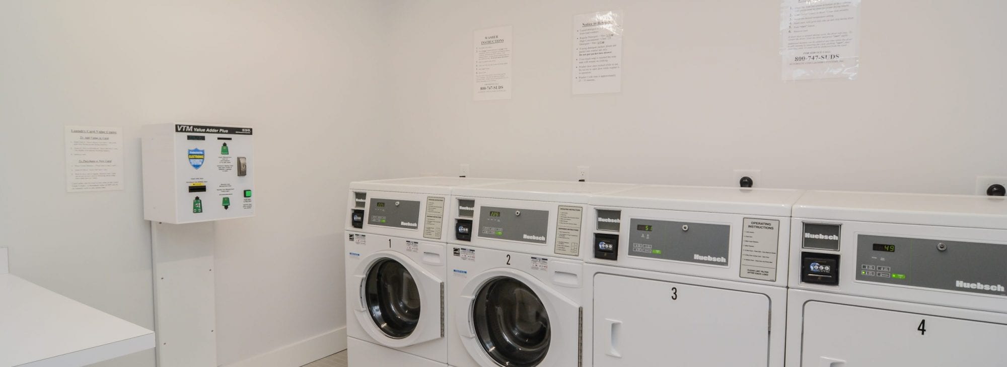 Residences at Fairmount Station laundry